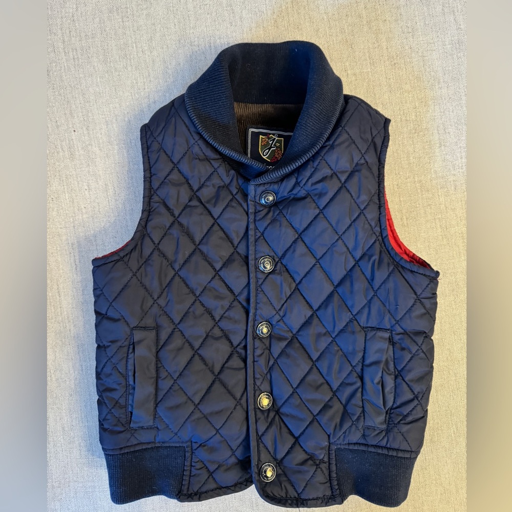Jacadi sleeveless quilted coat vest